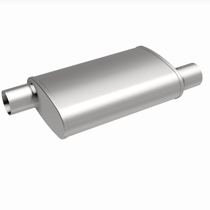 MagnaFlow 4" X 9" Oval Offset/Offset XL Multi-Chamber Performance Muffler 13236 360 Degree Image Set