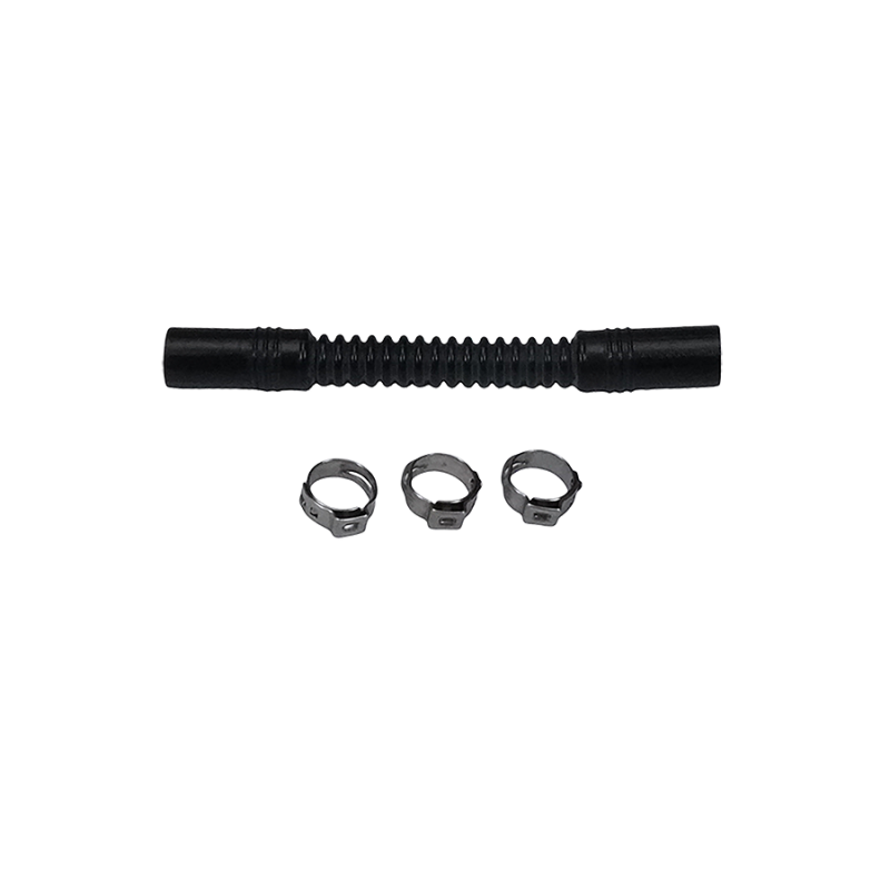 DeatschWerks Convoluted Tubing 100mm Length x 8mm ID Side 1 x 8mm ID Side 2 - Black 9-CT-4-516 9-CT-4-516 Photo - Primary