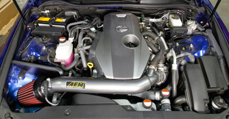 AEM Induction AEM 2016 C.A.S. Lexus IS200T L4-2.0L F/I Gunmetal Gray Cold Air Intake 21-791C 21-791C Photo - Mounted