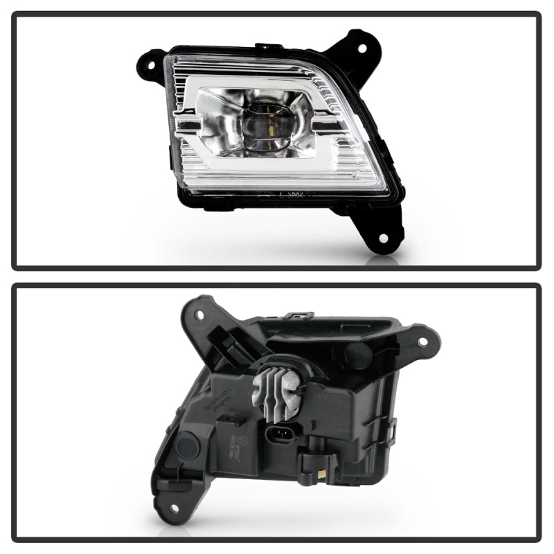 Spyder 19-20 Chevy Silverado 1500 OEM Style Full LED Fog Light w/Switch - Clear (Wont Fit RPO U12) 5086983 5086983 User 1