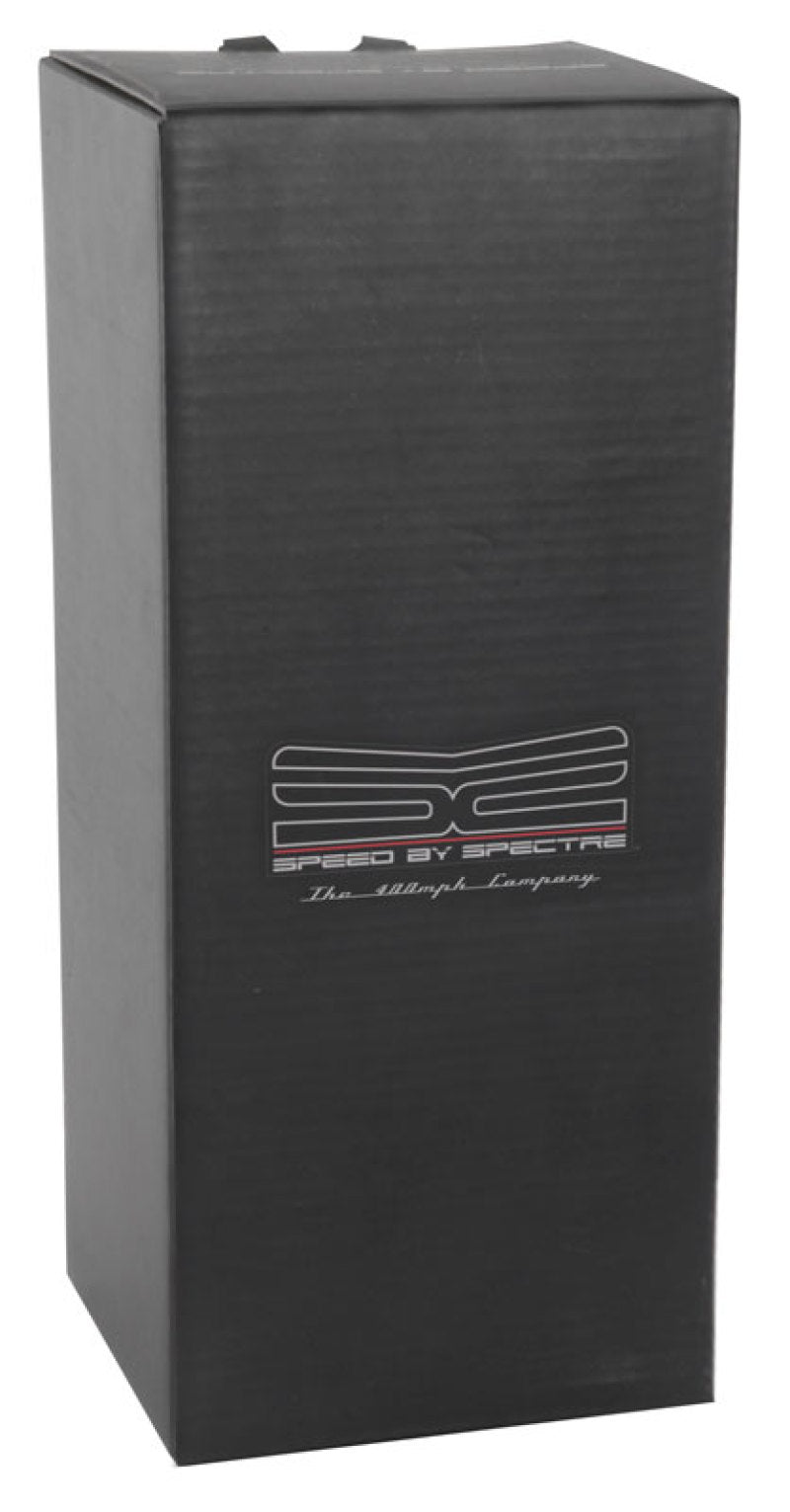 Spectre Air Duct Hose Kit 4in. OD (41in. Ducting / 2 Threaded PVC Couplers) - Black 9751 9751 Photo - in package