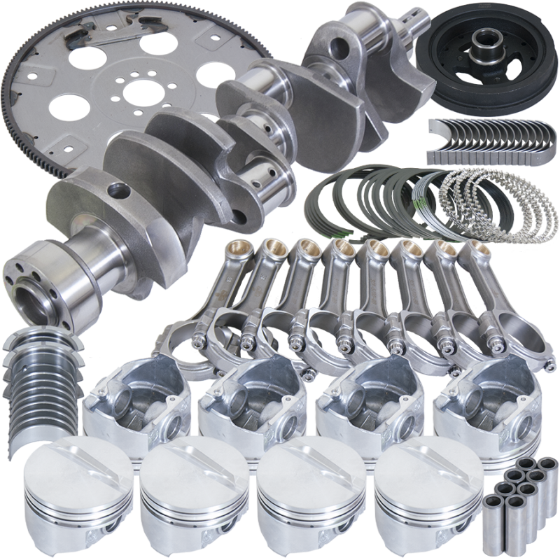 Eagle Chevrolet 350 Balanced 1Pc Rear Seal Rotating Assembly Kit .030 Bore Dome 168 Tooth Flex Plate B13005L03068 B13005L03068 Photo - Primary