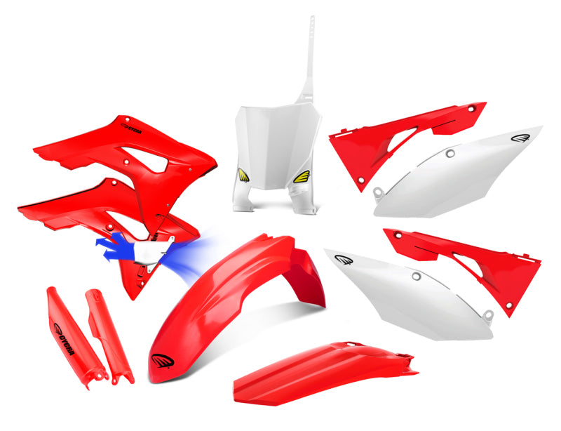 Cycra 17-21 Honda CRF250R-450R Powerflow Full Body Kit OEM 1CYC-9320-02 1CYC-9320-02 Photo - Primary