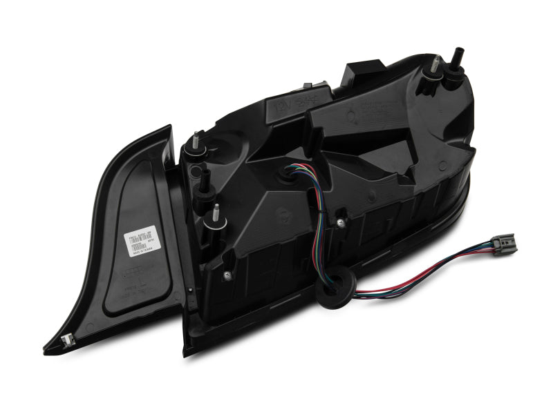 Raxiom 15-22 Ford Mustang Profile LED Tail Lights - Gloss Black Housing (Smoked Lens) 402183 402183 Photo - Close Up