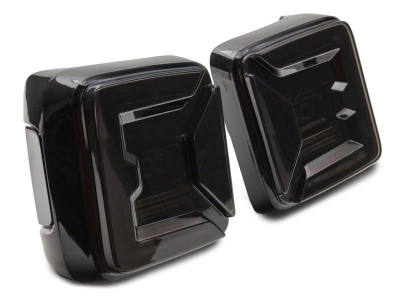 Raxiom 18-23 Jeep Wrangler JL Axial Series LED Tail Lights- Blk Housing (Smoked Lens) J142664-JL J142664-JL Photo - Close Up