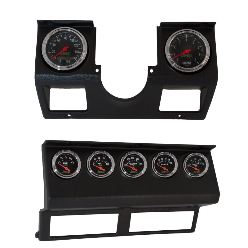 Autometer 7 Gauge Direct-Fit Dash Kit, Wrangler YJ 87-96, Jeep 7040 Photo - Primary