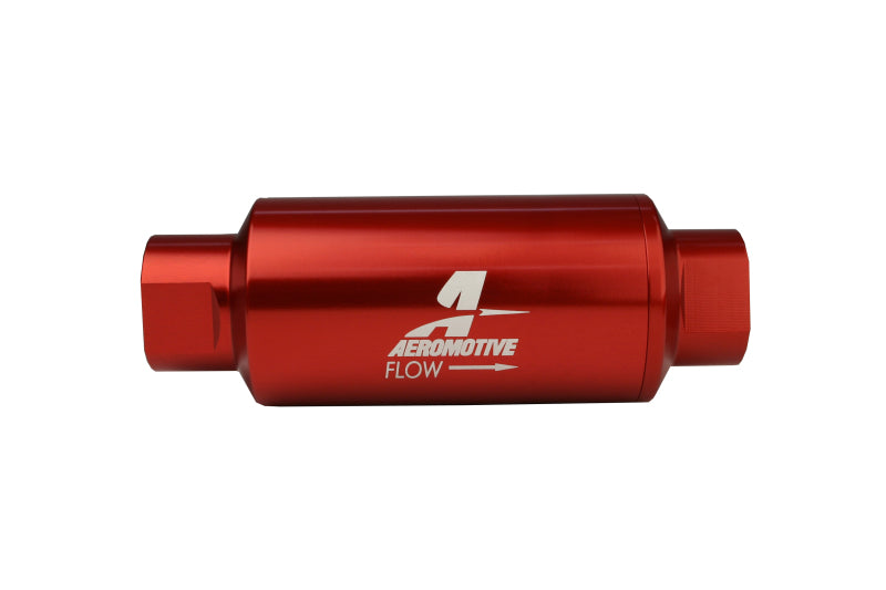 Aeromotive 40 Micron, ORB-10 Red Fuel Filter 12335 Photo - Primary