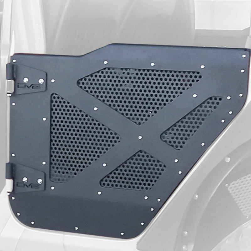 DV8 Offroad DV8 18-22 Jeep 4 Door JL/JT Aluminum Half Doors with Perforated Mesh Rear HDJL-01R HDJL-01R User 1