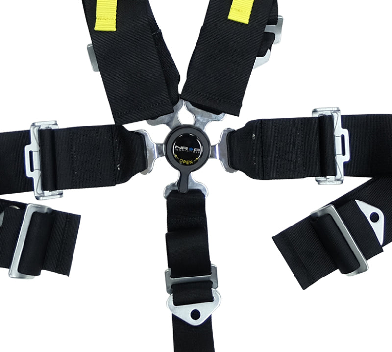 NRG Sfi 16.1 5pt 3 inch Seat Belt Harness / Cam Lock - Black SBH-RS5PCBK Photo - Primary