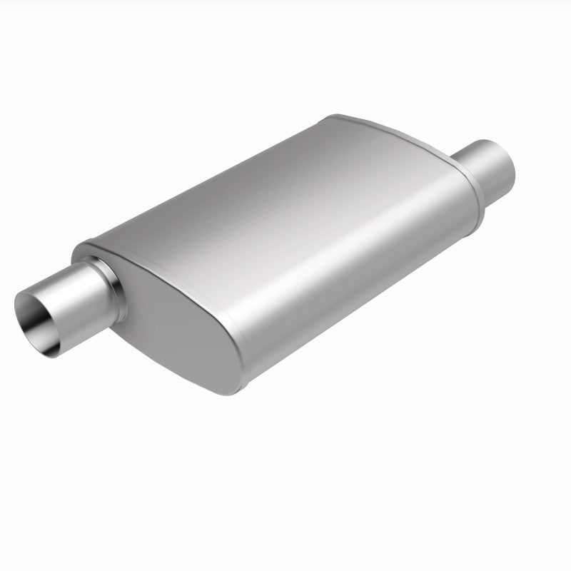 MagnaFlow 4" X 9" Oval Offset/Offset XL Multi-Chamber Performance Muffler 13236 360 Degree Image Set
