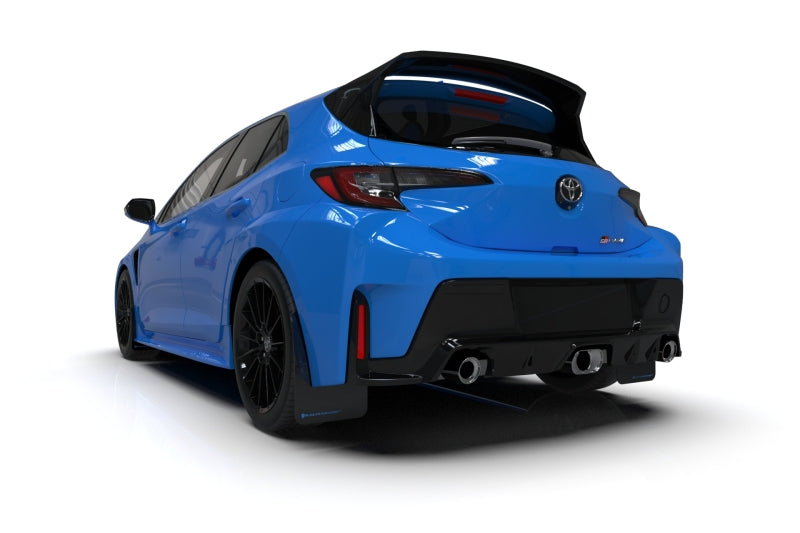 Rally Armor 23-24 Toyota GR Corolla Black Mud Flap w/ Light Blue Logo MF89-UR-BLK-NB MF89-UR-BLK-NB User 1