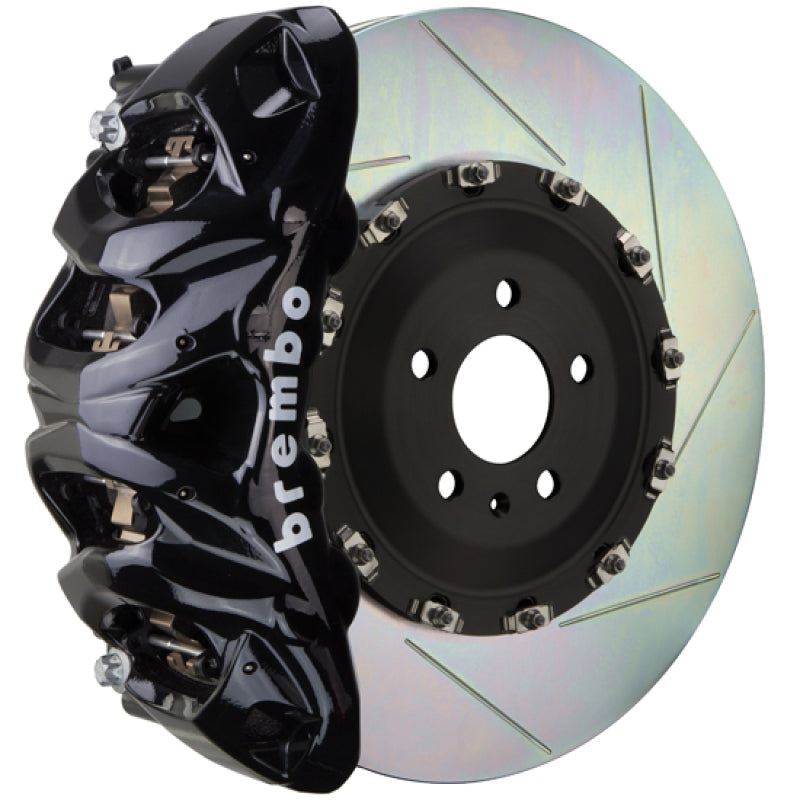 Brembo 09-16 Panamera/S/4S/Turbo Front GT BBK 8 Piston Cast 412x38 2pc Rotor Slotted Type1-Black 1Q2.9614A1 1Q2.9614A1 Photo - Primary