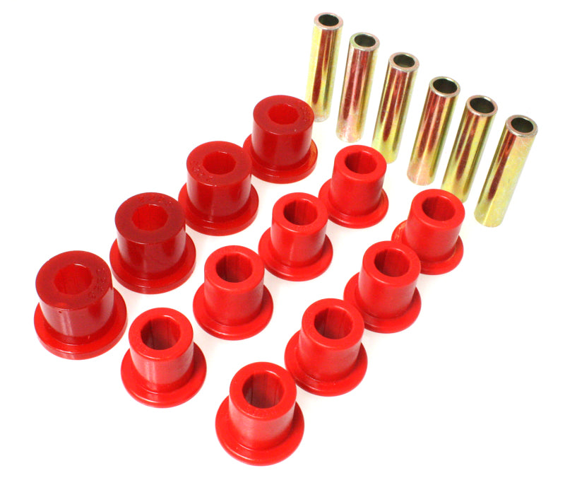 Energy Suspension Leaf Spring Bushing Set Red Jeep Wrangler All 1987-1995 2.2119R Photo - Primary