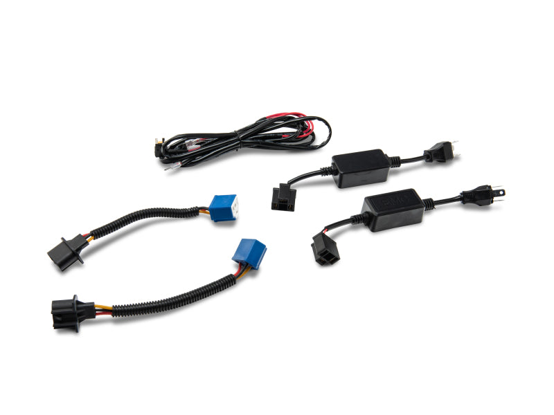 Raxiom 97-18 Jeep Wrangler TJ/JK Axial Spider LED Headlight w/ Amber DRL- Chrome Hsng (Clear Lens) J108047 J108047 Photo - Close Up