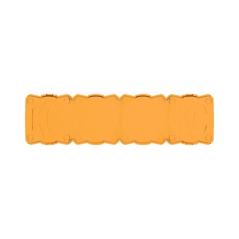 KC HiLiTES FLEX ERA LED Light Bar 10in. Light Shield - Amber (SHIELD ONLY) 5333 5333 Photo - Primary
