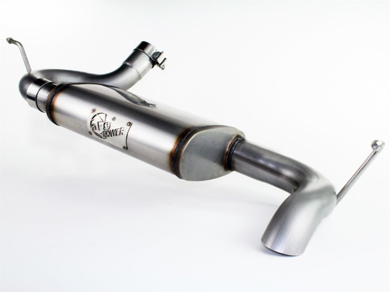 aFe MACH Force-Xp 2-1/2in 409 Stainless Steel Axle-Back Exhaust System: Je 49-46219 Photo - Unmounted