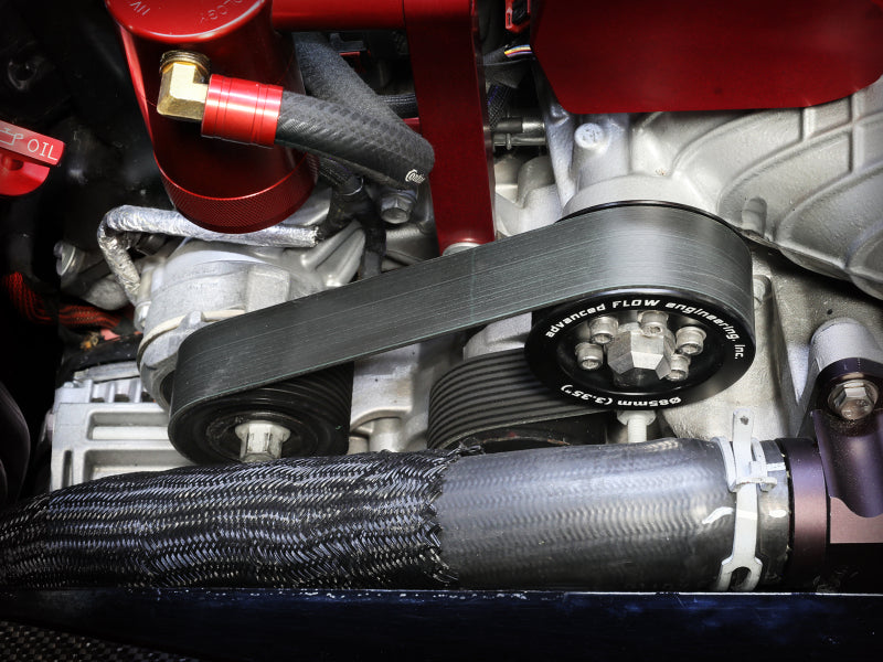 aFe 15-23 Dodge Challenger / 15-23 Dodge Charger SRT Hellcat 3.35in Supercharger Power Pulley Kit 79-10005 79-10005 Photo - Mounted