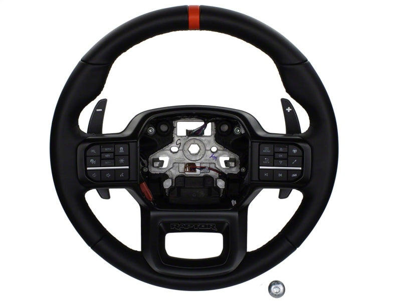 Ford Racing 2021+ F-150 Raptor Steering Wheel Kit - Black M-3600-F15B M-3600-F15B Photo - Primary