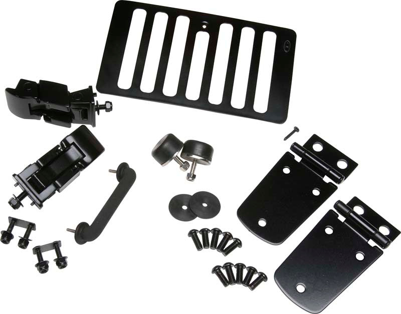 Kentrol 98-06 Jeep Wrangler TJ Hood Kit - Powdercoat Black 50504 50504 Photo - Primary