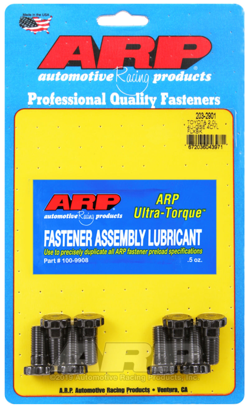 ARP Toyota 2.0L 4U-GSE 4cyl Flexplate Bolt Kit 203-2901 Photo - Primary