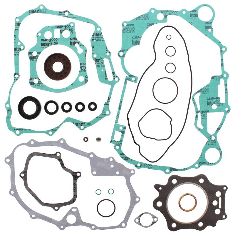 Vertex Pistons Vertex Gaskets 98-01 Honda TRX450ES Complete Gasket Kit w/ Oil Seals 811859 811859 Photo - Primary