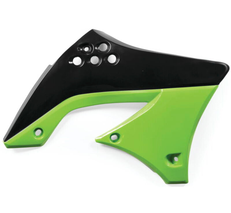 Acerbis 09-11 Kawasaki KX450F Radiator Shroud - Green 2141711043 2141711043 Photo - Primary