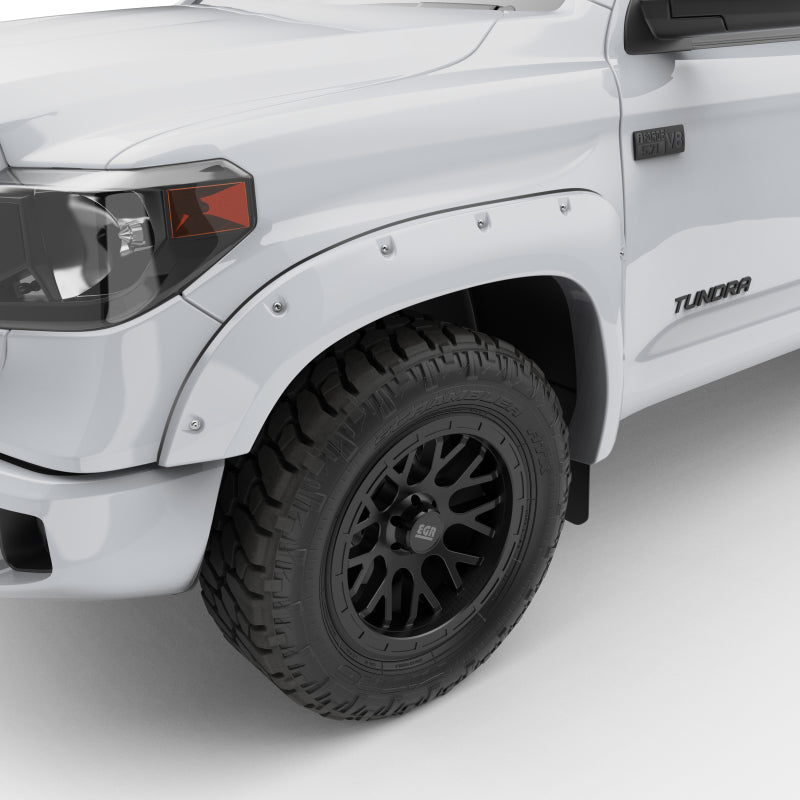 EGR 14+ Toyota Tundra Bolt-On Look Color Match Fender Flares - Set - Color MatchSuper White 795494-040 795494-040 User 1