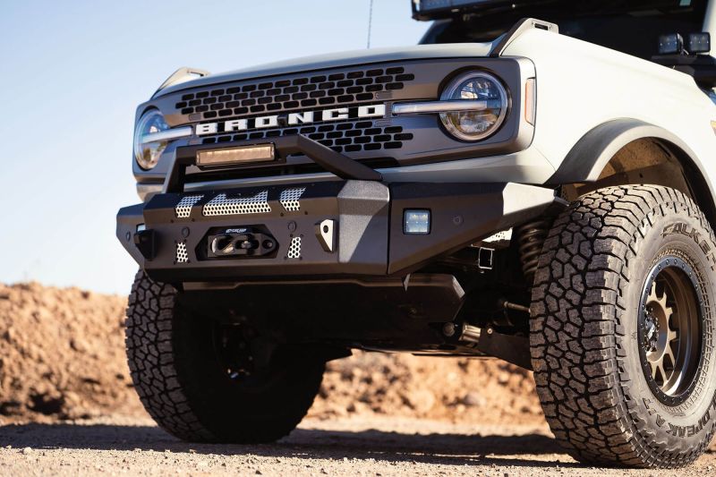 DV8 Offroad 2021+ Ford Bronco Front Bumper Winch Capable w/ Optional Bull Bar/Aux Light Opening FBBR-01 FBBR-01 User 1