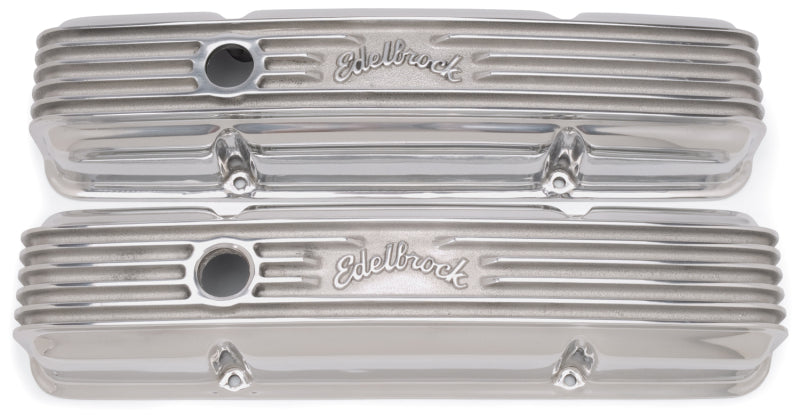 Edelbrock VALVE COVER, CLASSIC SERIES, CHEVROLET, 1959-1986 262-400 CID V8, POLS 4144 Photo - Primary