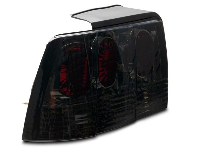 Raxiom 99-04 Ford Mustang Axial Series Altezza Style Tail Lights- Blk Housing (Smoked Lens) 413422 413422 Photo - Close Up