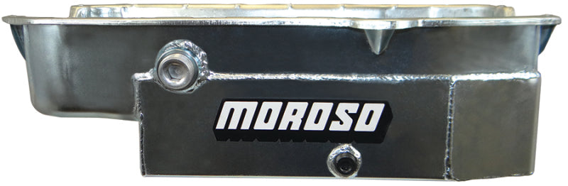 Moroso Pre-80 Chevrolet Small Block (w/1in Inspection Bung) Wet Sump 8qt 6.5in Steel Oil Pan 21325 21325 Photo - Primary