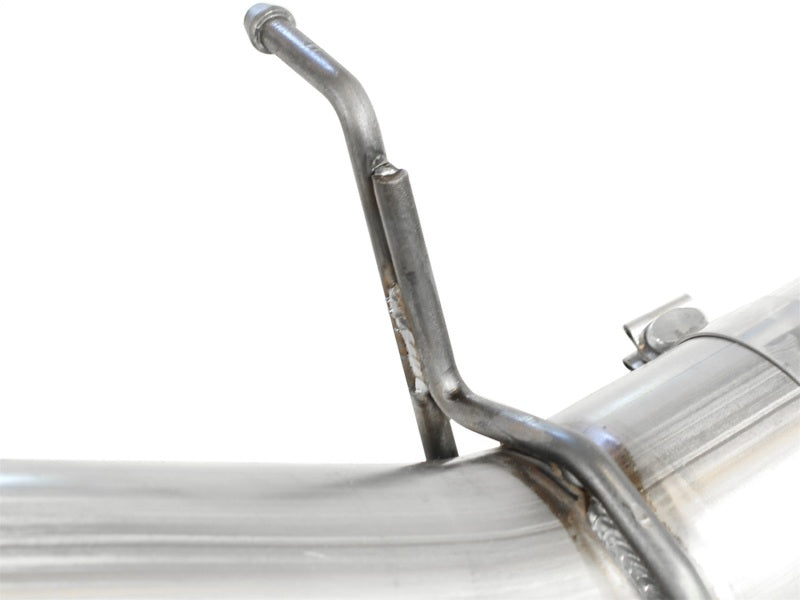 aFe Large Bore-HD 5in 409 Stainless Steel DPF-Back Exhaust System - GM Die 49-44041 Photo - Unmounted
