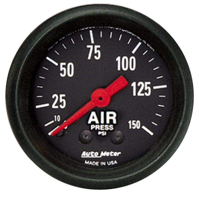 Autometer 2-1/16" Air Pressure, 0-150 Psi, Mechanical, Z-Series 2620 Photo - Primary