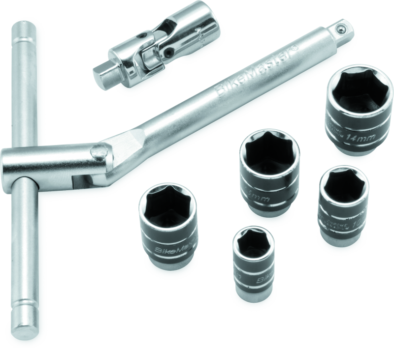 BikeMaster 1/4in Drive Compact Sliding and Folding T-Handle Set 151587 151587 Photo - Primary