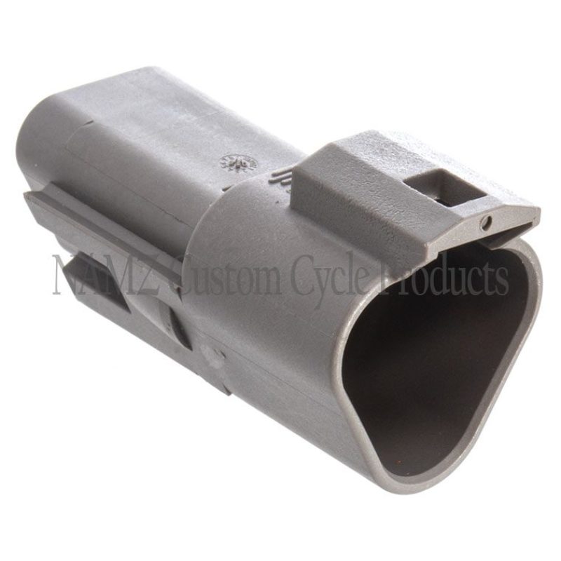 NAMZ Deutsch DT Series 3-Wire Receptacle & Wedgelock - Gray (HD 72123-94GY) DR-3G DR-3G Photo - Primary