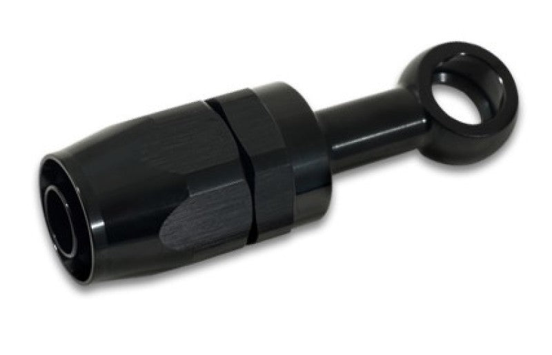 Vibrant -10AN Banjo Hose End Fitting for use with M12 or 7/16in Banjo Bolt - Aluminum Black 24103 24103 User 1
