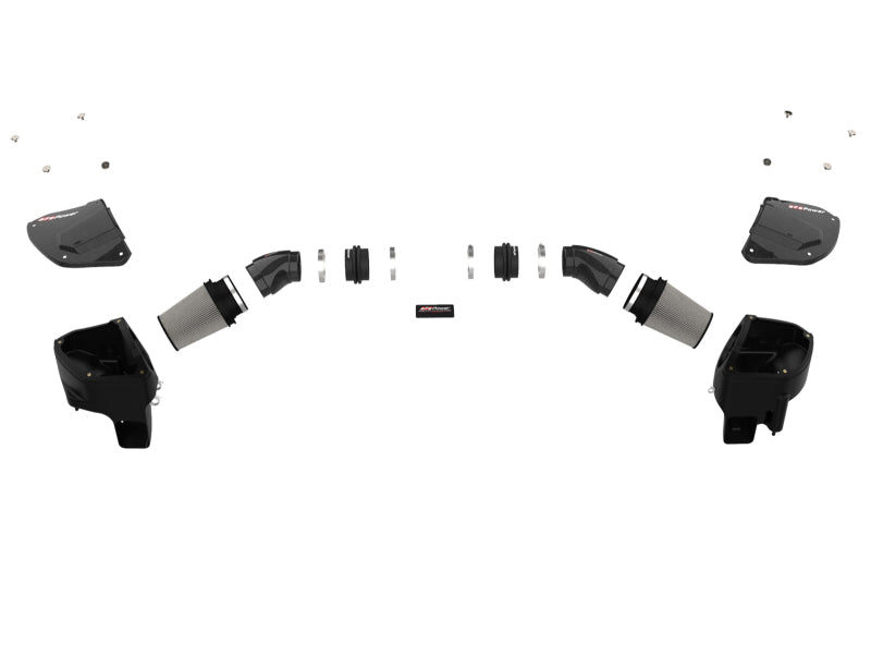aFe Black Series Stage-2 Carbon Fiber Cold Air Intake System w/ Pro DRY S Media - 18-19 BMW M5 (F90) 58-10005D 58-10005D Photo - Unmounted