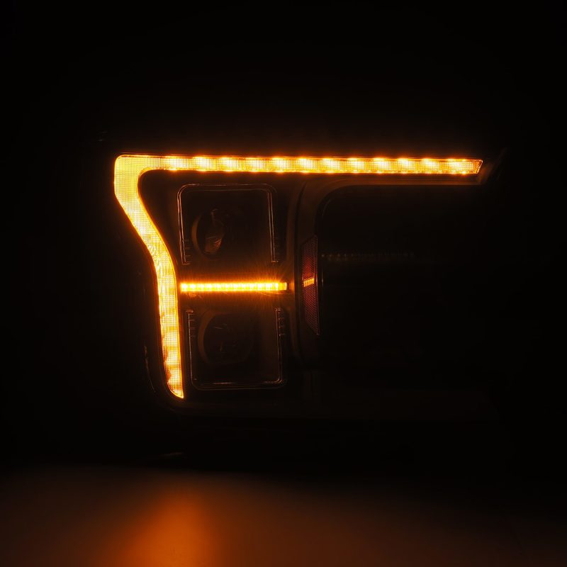 AlphaRex 18-20 Ford F-150 (Req. Conv F150 w/Stock LED) LUXX LED Proj HL Blk Actv Lgt Seq Sig SB DRL 880250 880250 User 3