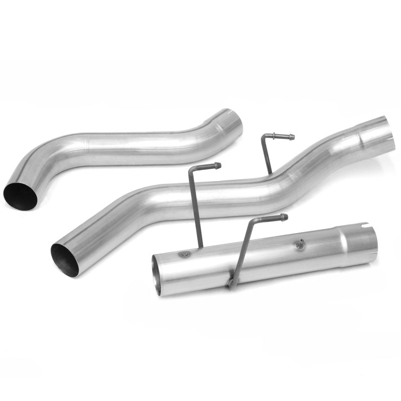 Banks Power 13-18 Dodge RAM Monster Exhaust 4.0in. Single 6.7L CCLB w/ SideKick S/S Black Tip 49796-B 49796-B Photo - out of package