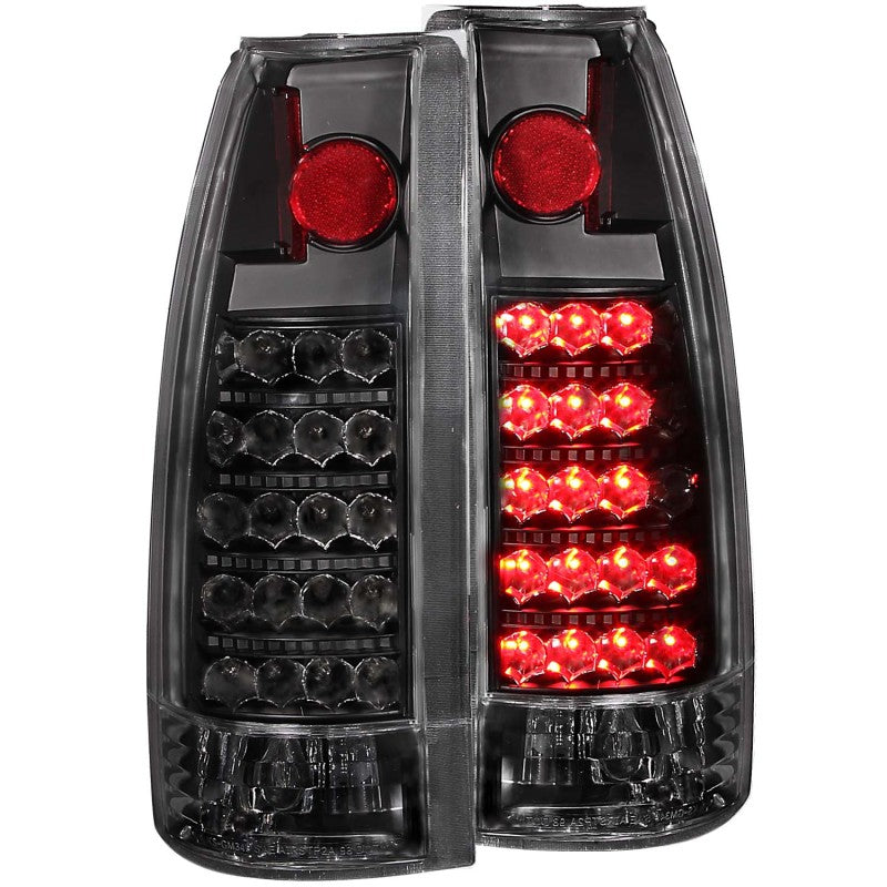 Anzo 1999-2000 Cadillac Escalade LED Taillights Black 311059 Photo - Primary