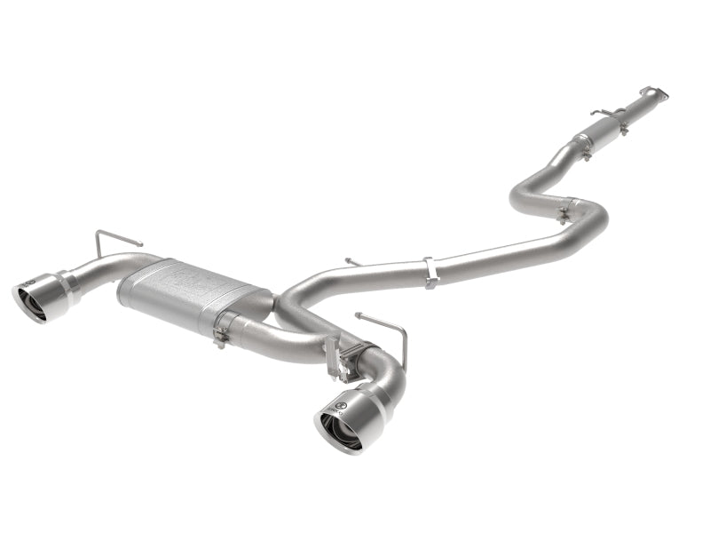 aFe Hyundai Veloster N 21-22 L4-2.0L (t) Takeda Cat-Back Exhaust System- Polished Tips 49-37030-P 49-37030-P Photo - Primary