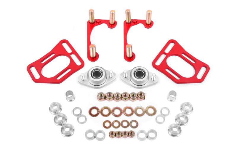 BMR Suspension BMR 90-93 Fox Mustang Caster Camber Plates - Red WAK731R WAK731R User 1
