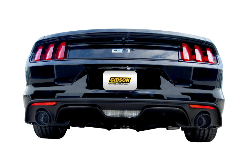 Gibson 2015 Ford Mustang GT Premium 5.0L 3in Cat-Back Dual Exhaust - Black Elite (Ceramic) 619016-B 619016-B Illustration Guide