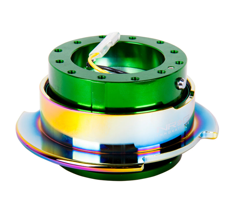 NRG Quick Release Gen 2.5 - Green Body / Neochrome Ring SRK-250GN/MC SRK-250GN/MC Photo - Primary