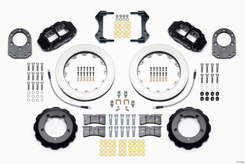 Wilwood Forged Narrow Superlite 4R Big Brake Front Brake Kit (Hat) 140-13304 Photo - Primary