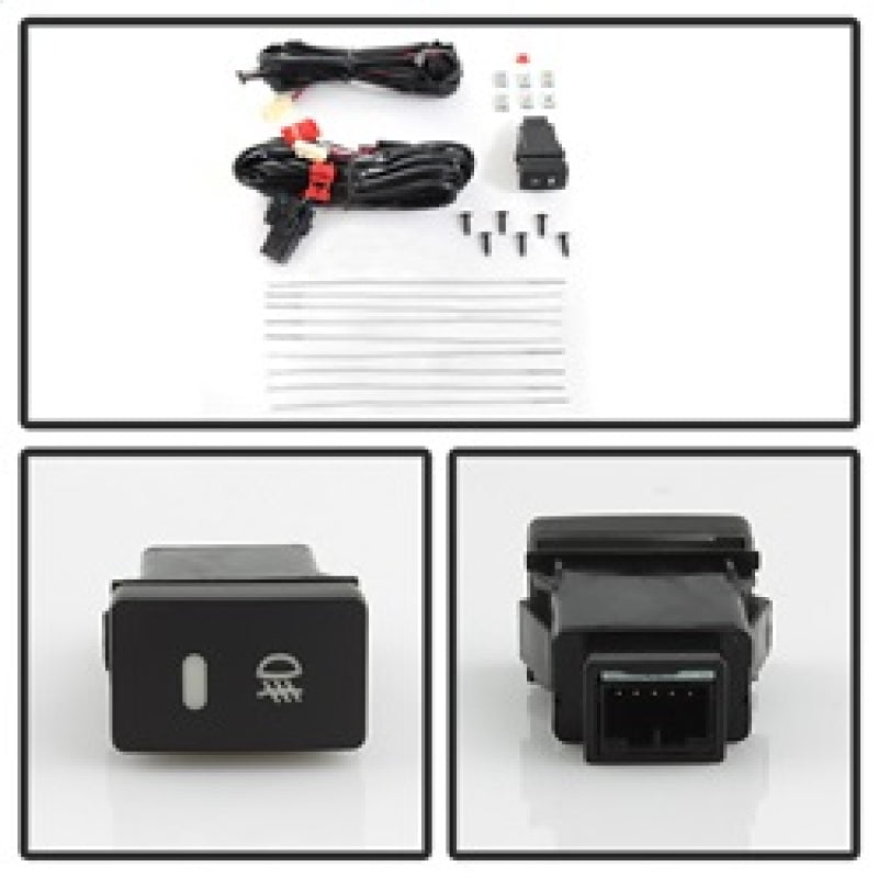 Spyder 17-18 Honda CRV OEM Fog Lights w/Switch & Cover - Clear (FL-HCRV2017-T-C) 5084903 5084903 Photo - Unmounted