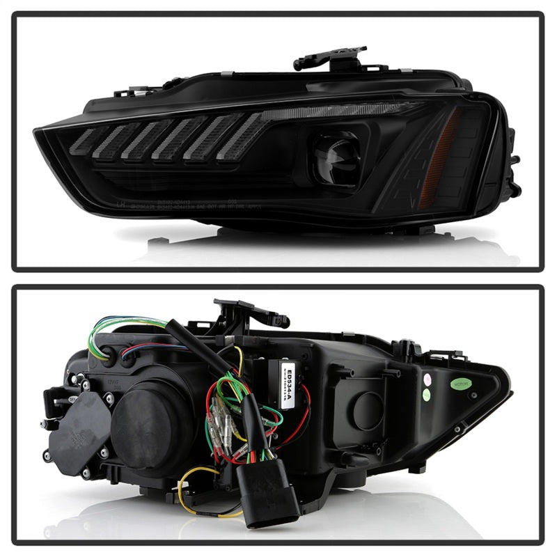 Spyder 13-16 Audi A4/S4 HID Model Only High-Power LED Headlights - Black PRO-YD-AA413HIDAP-BK 5088352 5088352 Photo - Unmounted