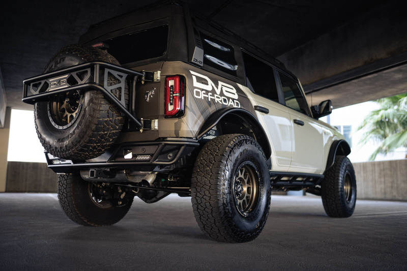 DV8 Offroad 21-23 Ford Bronco Competition Series Rear Bumper RBBR-04 RBBR-04 Photo - Unmounted