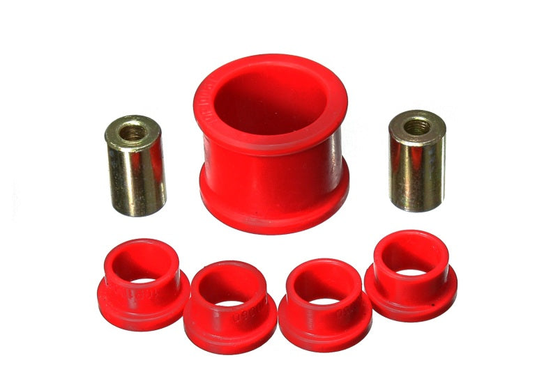 Energy Suspension Rack And Pinion Bushing Set; Red; Performance Polyurethane 16.10105R Photo - Primary
