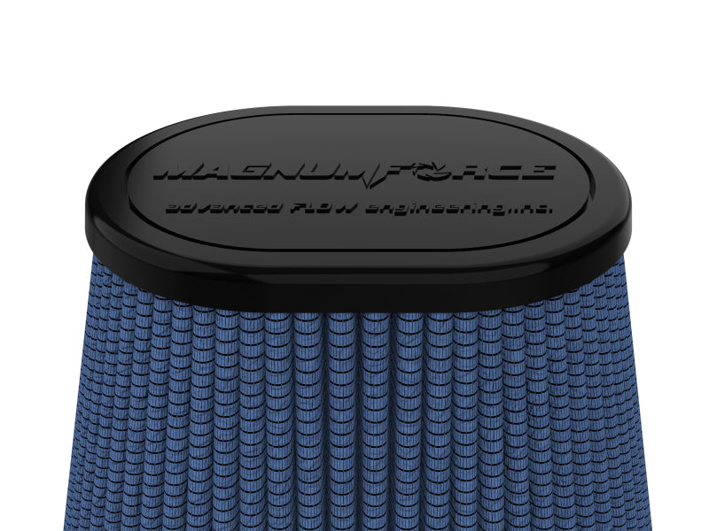 aFe MagnumFORCE Intake Replace Air Filter w/Pro5R Med 4in F x 7.75x6.5in B x 4.75x3.5in T x 7in H 24-90115 24-90115 Photo - Unmounted
